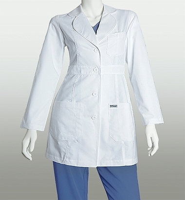 #28UP * LAB COAT * Women's 34" * 3 Pockets * Polyester Cotton (60%/40%) * UPENN School of Nursing *