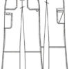 #14 * SCRUB PANT * SIMPSON HOUSE * Certified Nursing Assistants (CNA's) * WINE * Women's Drawstring Low Rise Cargo *