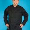 UT0403BK-Unisex Chef Coat