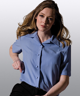 EDWARDS GARMENT 5038 - - Women's Short Sleeve Elegant BLOUSE - -