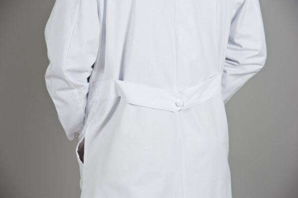 LAB COAT * Male * 44" * SIGNATURE 100% Cotton * WALTER REED OPHTHALMOLOGY *
