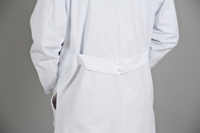 LAB COAT * Female * 38" * SIGNATURE 100% Cotton * WALTER REED OPHTHALMOLOGY *