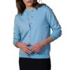 #02 * SWEATER * Women's Corporate Performance TWIN SET * Long Sleeve Crew Neck Cardigan with Short Sleeve Shell *