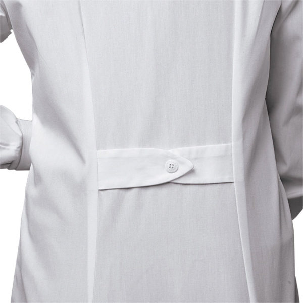 Worklon 431L Polyester/Cotton Unisex Lab Coat with Button Front Closure Large Navy Blue Worklon 431L Polyester/Cotton Unisex Lab Coat with Button Front Closure Large Navy Blue