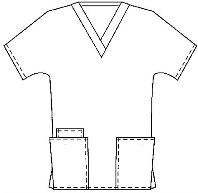 Cherokee Workwear 4700 Women's 2 Pocket Scrub Top
