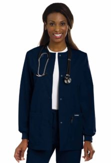 Women's 29" Crew Neck SCRUB JACKET * LANDAU 7525