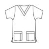 Landau 8219 V Neck 2 Pocket Scrub Top