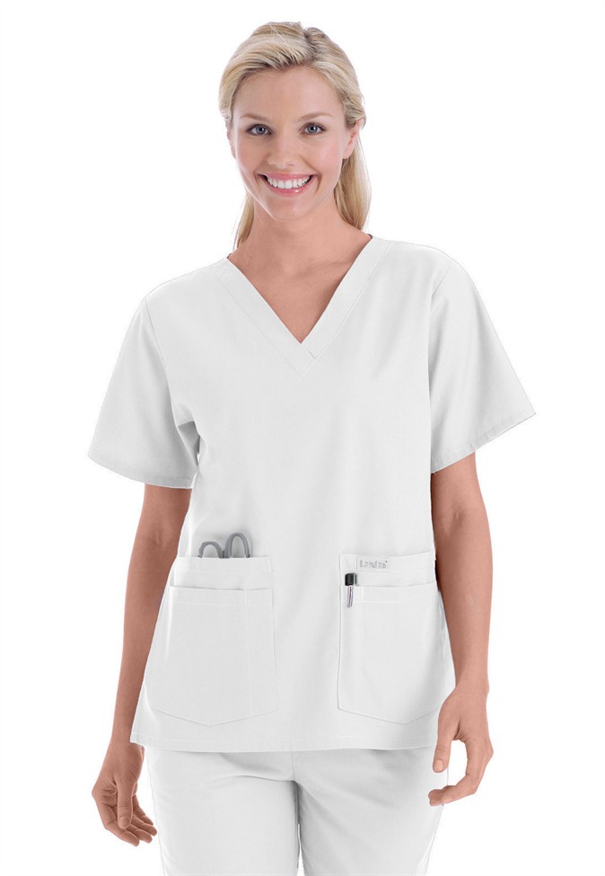 Landau 8219 WOMEN'S V-NECK TUNIC Scrub Top