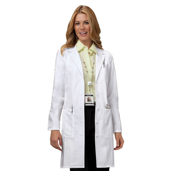 Women's 4 Pocket Notched Lapel Lab Coat CHEROKEE 2411 | Central Uniforms