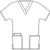 Cherokee Workwear 4700 Women's V Neck 2 Pocket Scrub Top