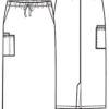 Cherokee 4509 Drawstring Scrub Skirt