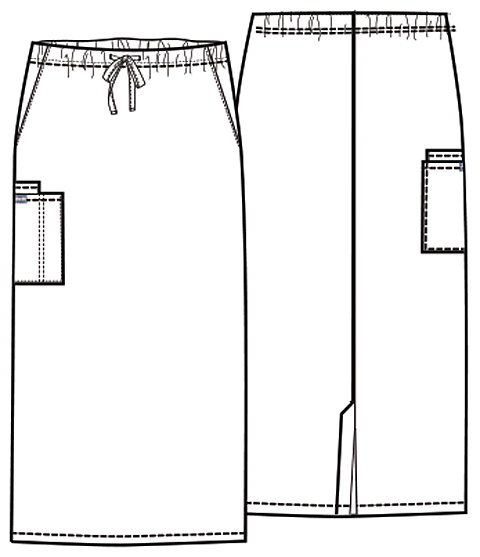 Cherokee 4509 Drawstring Scrub Skirt