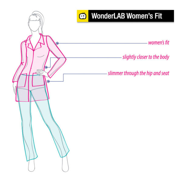 Wonderlab by WonderWink 7202 Women's Consultation Lab Coat