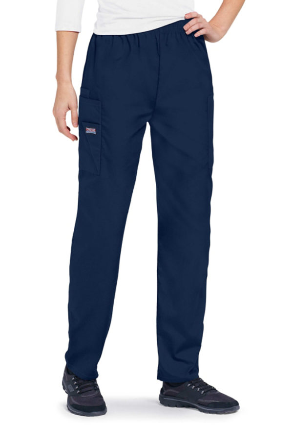 Cherokee Workwear 4200 Natural Rise Tapered Pull-On Cargo Pant