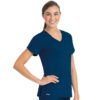 Active by Grey's Anatomy™ 41423 Women's Side Panel V-Neck Solid Scrub Top