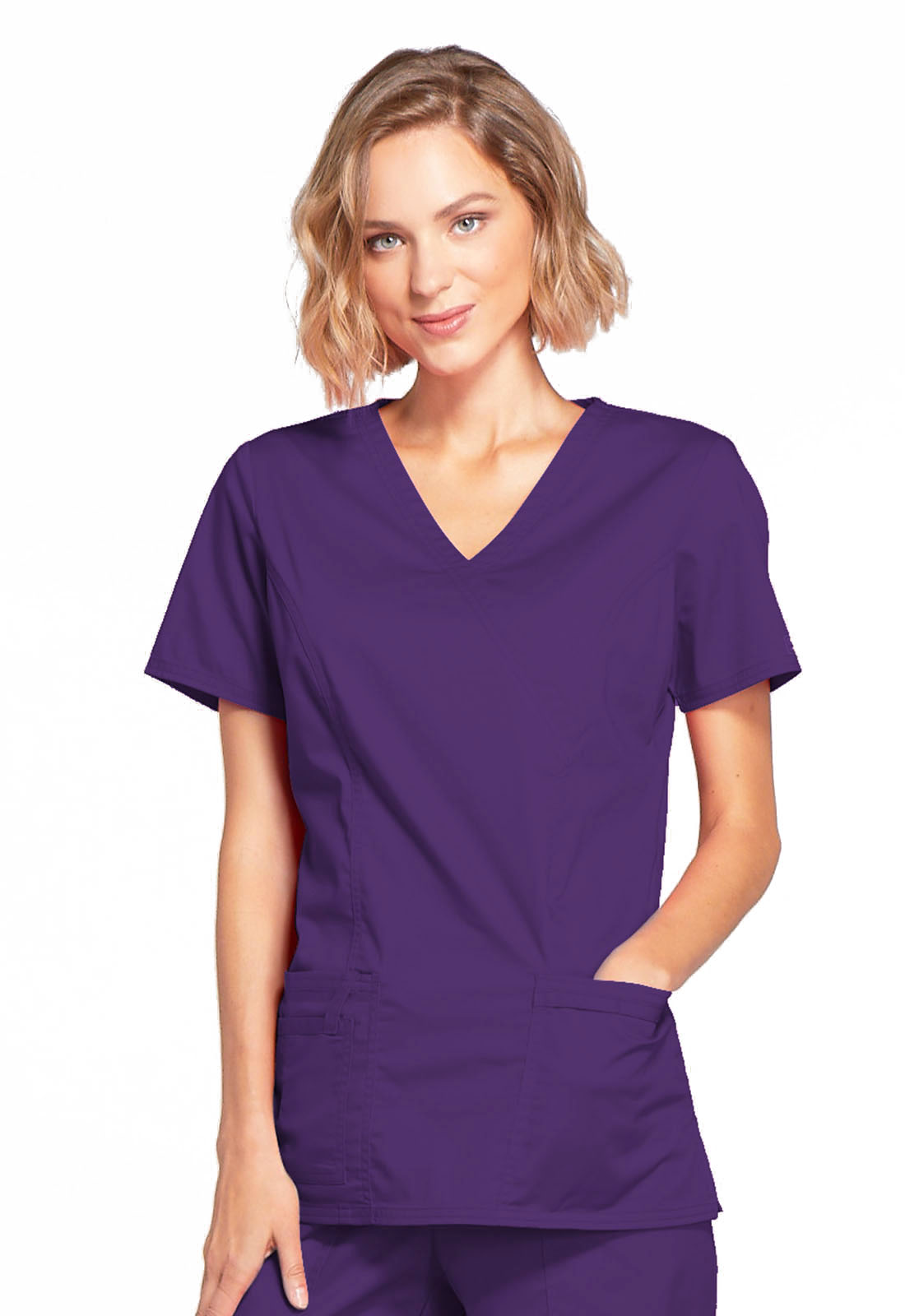 Download SCRUB TOP Women's Mock Wrap CHEROKEE WORKWEAR CORE STRETCH ...