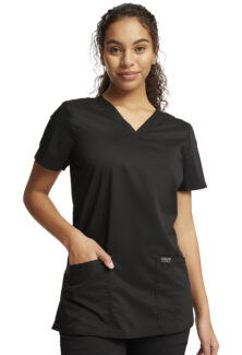 Cherokee Ladies Revolution 2 Pocket Scrub Top - #WW620CADV