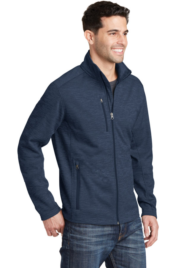 Men’s Port Authority Digi Stripe Fleece Jacket #F231 | Central Uniforms