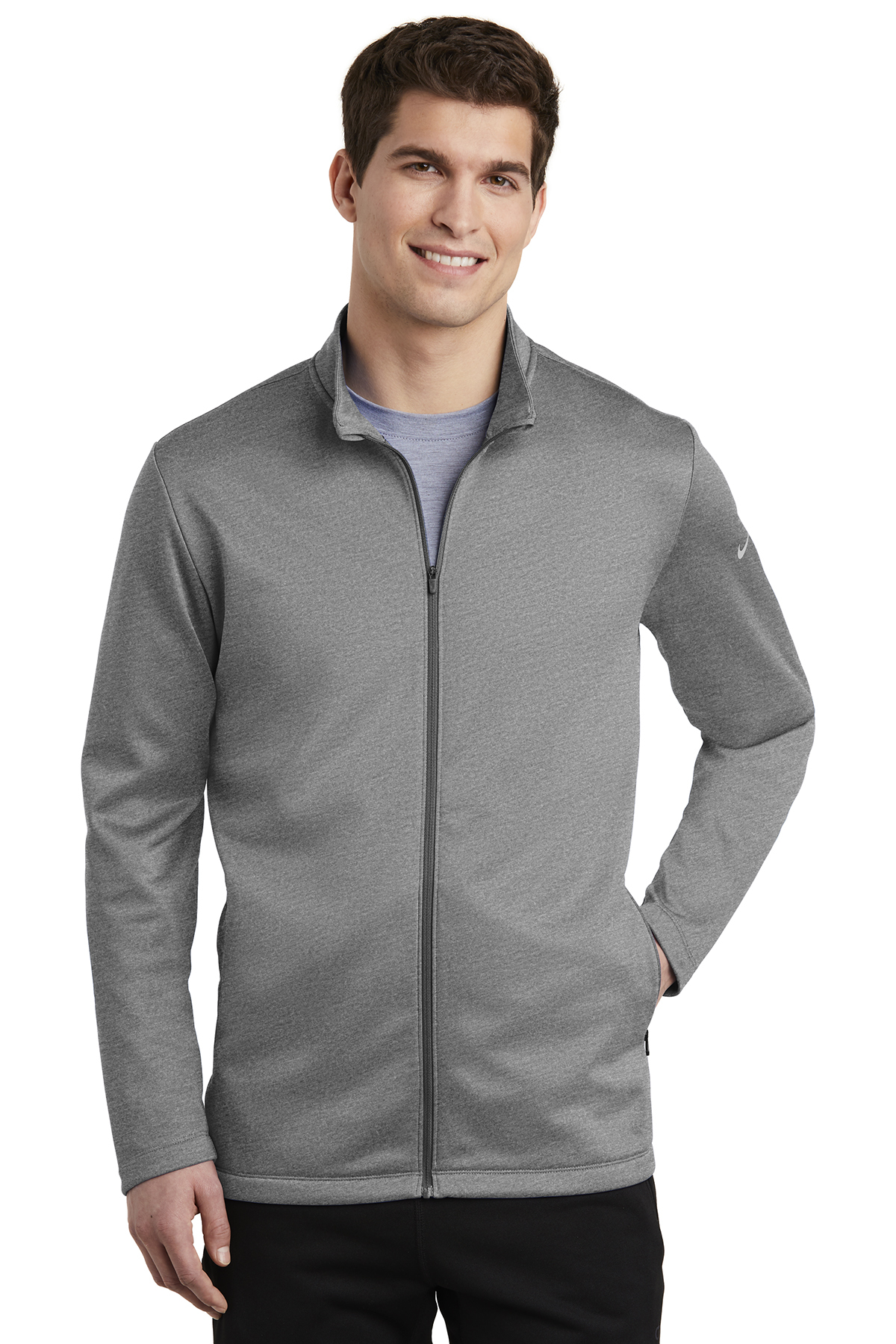 NKAH6418DarkGreyHthrModelFront-1200W