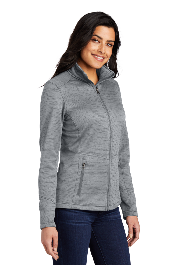 Port Authority® Ladies Digi Stripe Fleece Jacket – #L231FCC | Central ...