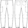 MedCouture Men's Jogger Pant - Navy - Thumbnail Image 6