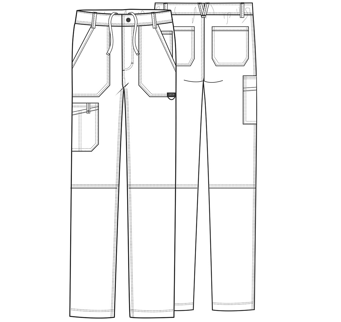 Cherokee Men's Straight Leg Pant - Caribbean - Image 4