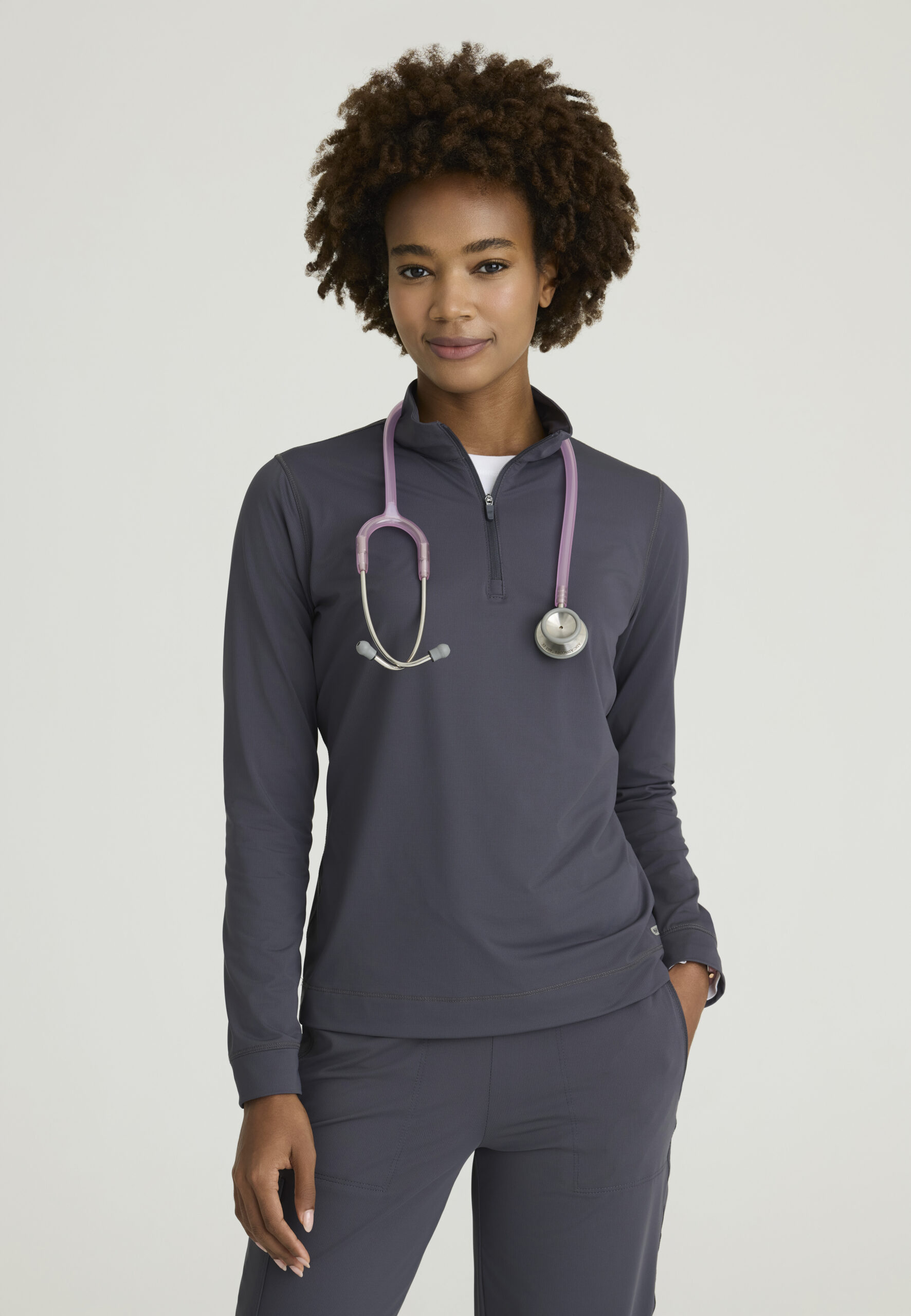 Skechers by Barco Slip-ins Women’s Mock Neck Long Sleeve Top – #SKT274JMMR