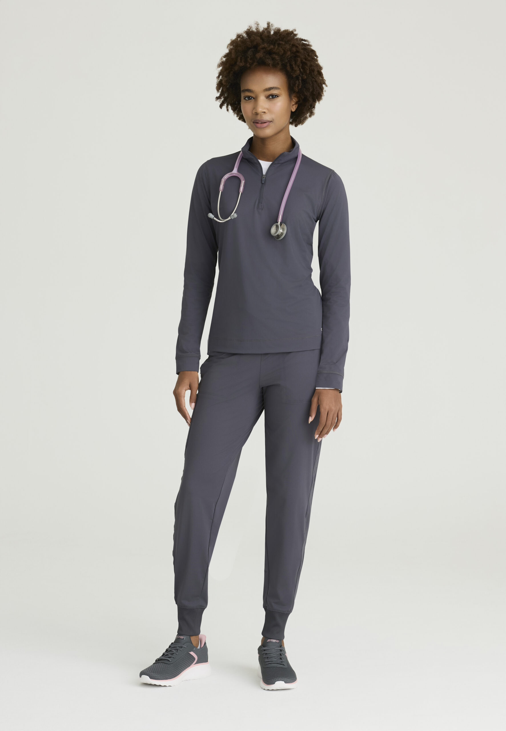 Skechers by Barco Slip-ins Women's Mock Neck Long Sleeve Top - #SKT274JMMR - Image 5