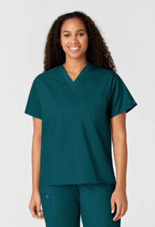 Wink Unisex One Pocket Scrub Top - #WW100CADV