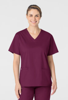 Wink Ladies Two Pocket Scrub Top - #WW101CADV
