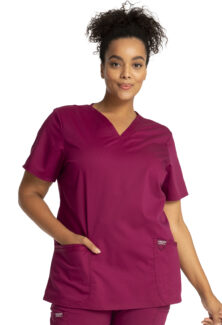 Cherokee Ladies Revolution 2 Pocket Scrub Top - #WW620CADV