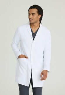 Skechers by Barco Men's 3 Pocket 36" 4-Button Lab Coat - #SKC969