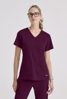 Grey's Anatomy Spandex Stretch Emma Top - #GRST011CHOP