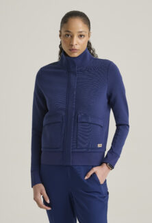 Grey's Anatomy Evolve Waffle Zip Front Jacket - #GSSJ943UPENN
