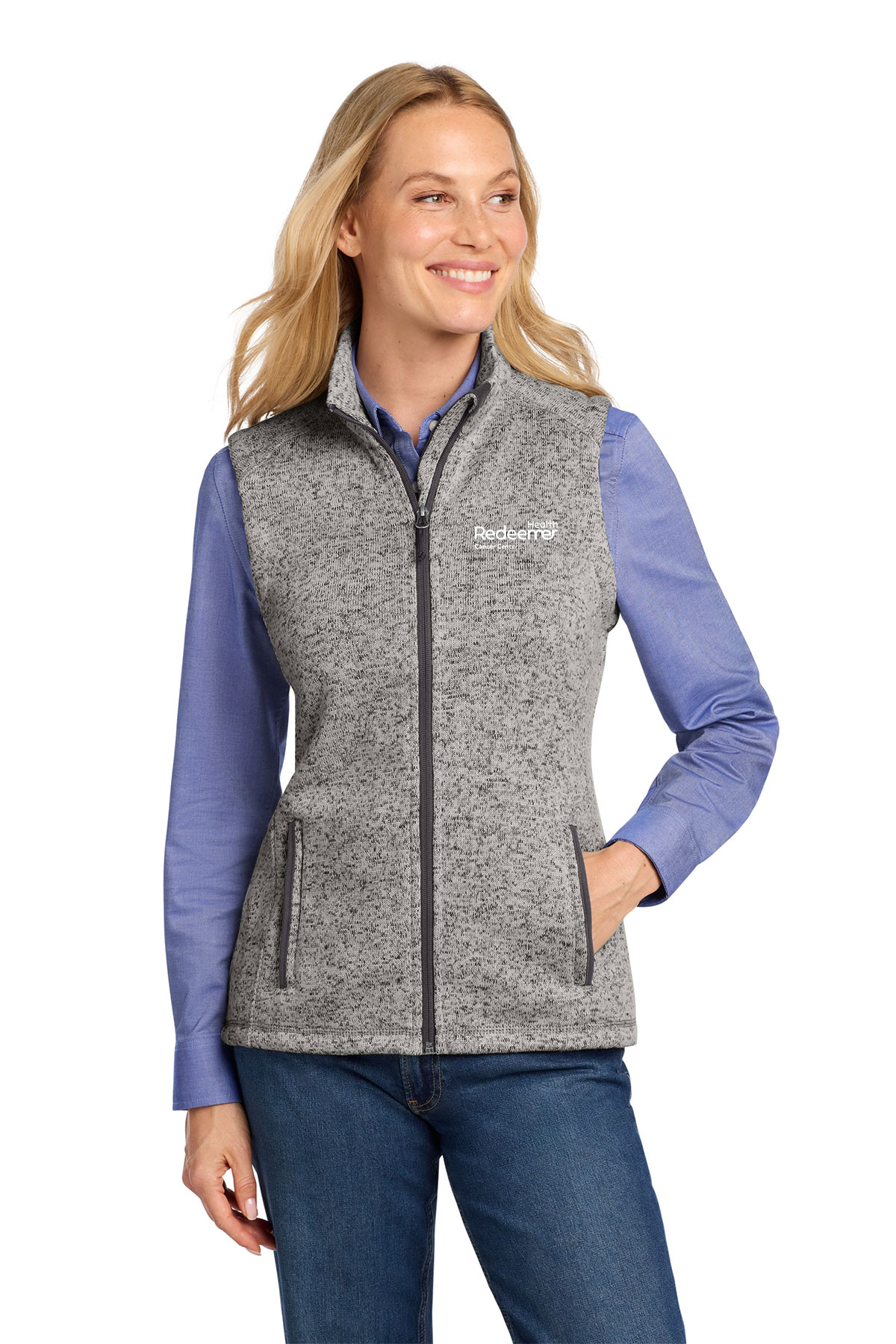 Port Authority® Women’s Sweater Fleece Vest – #L236HRD