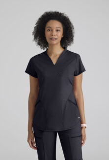 Grey's Anatomy Knit Stretch Define Top - #GRST249CHOP
