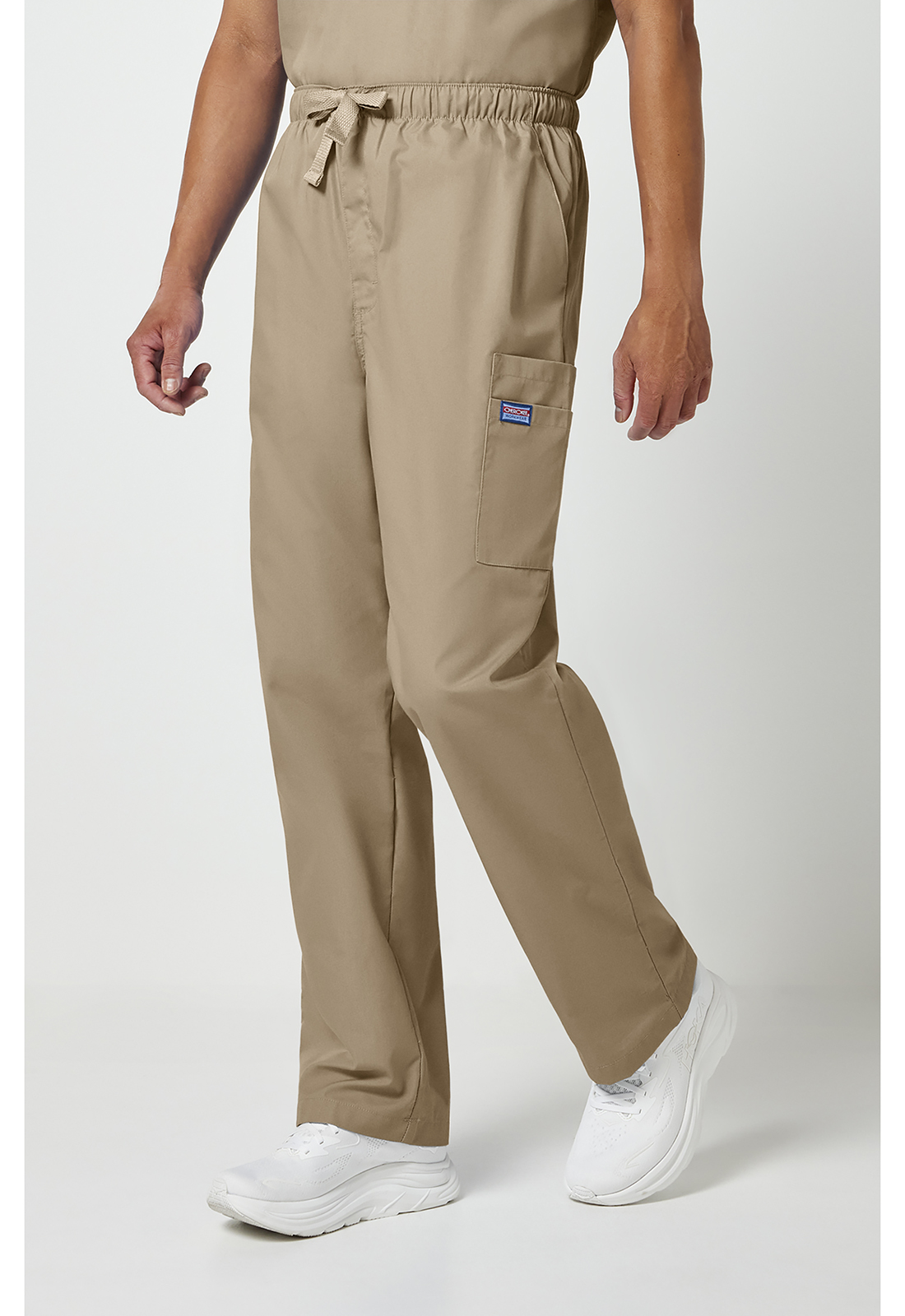Men's Elastic Waist Cargo Scrub Pant - #4000KH-CHOPES - Image 4