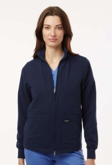 Jaanuu Women's Ceri Essential Full-Zip Scrub Jacket - #W60001UPENN