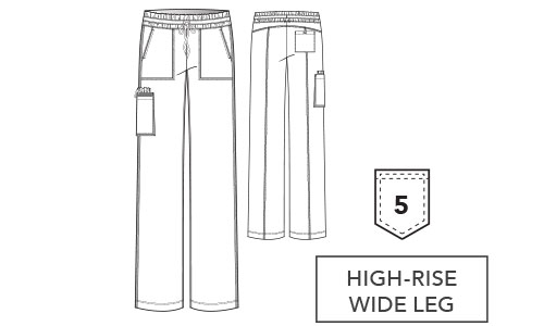 Skechers™ by Barco Ripstop Scout Wide Leg Pant - #SKP707UPENN - Image 6